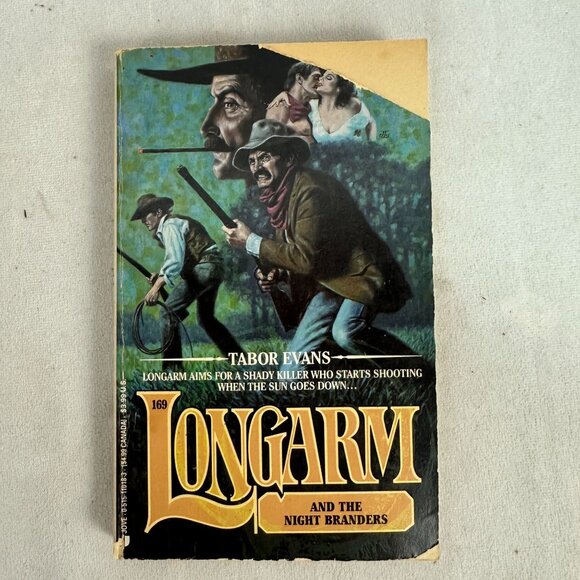 Longarm And The Night Branders By Tabor Evans Paperback Jove Books 1993 - Picture 1 of 3